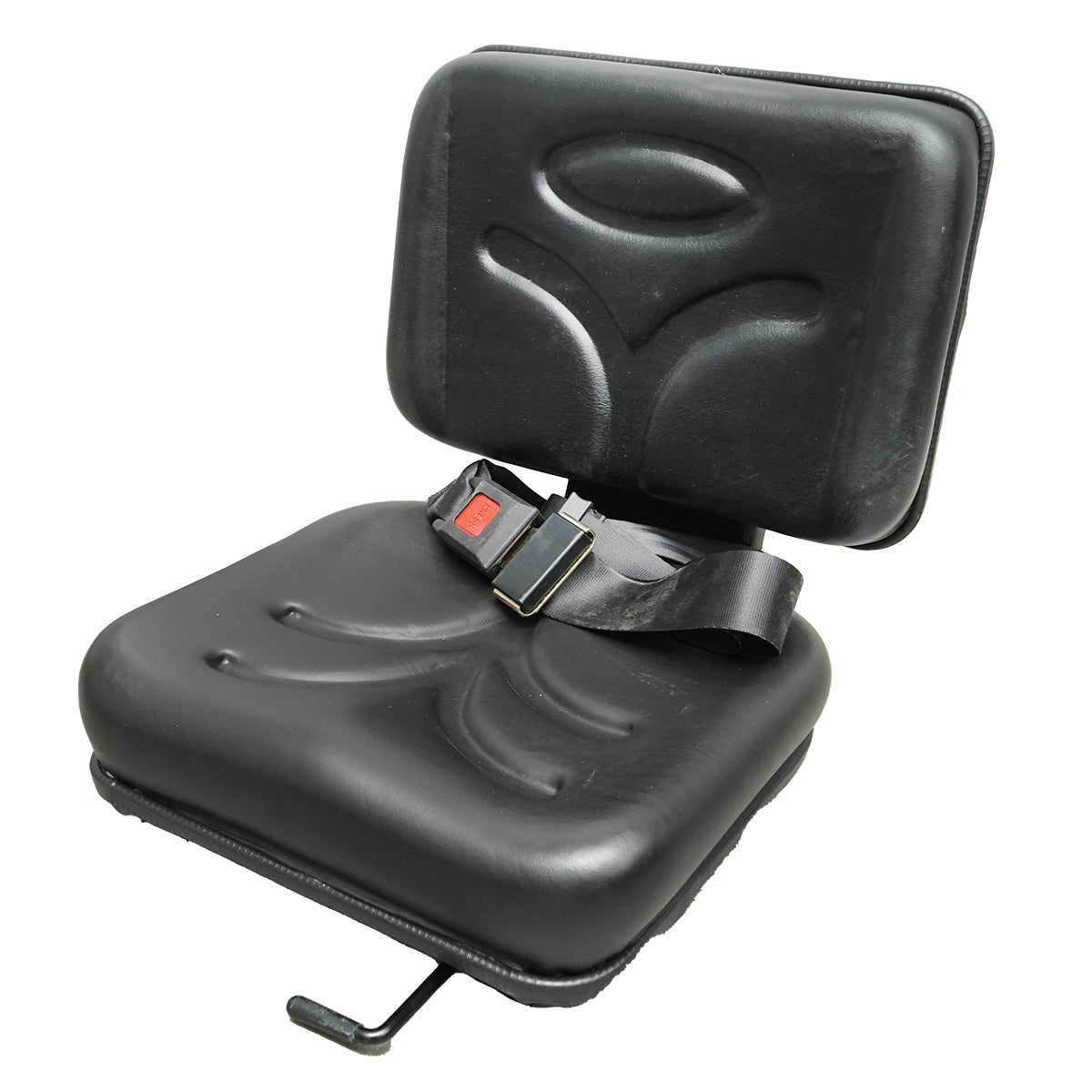 Universal seat with belt for agricultural or industrial machines, forklift